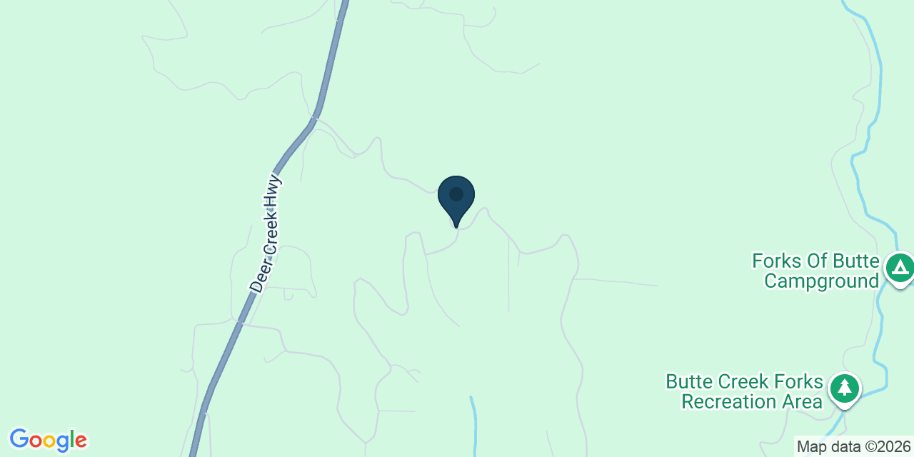 Map showing Butte County, CA