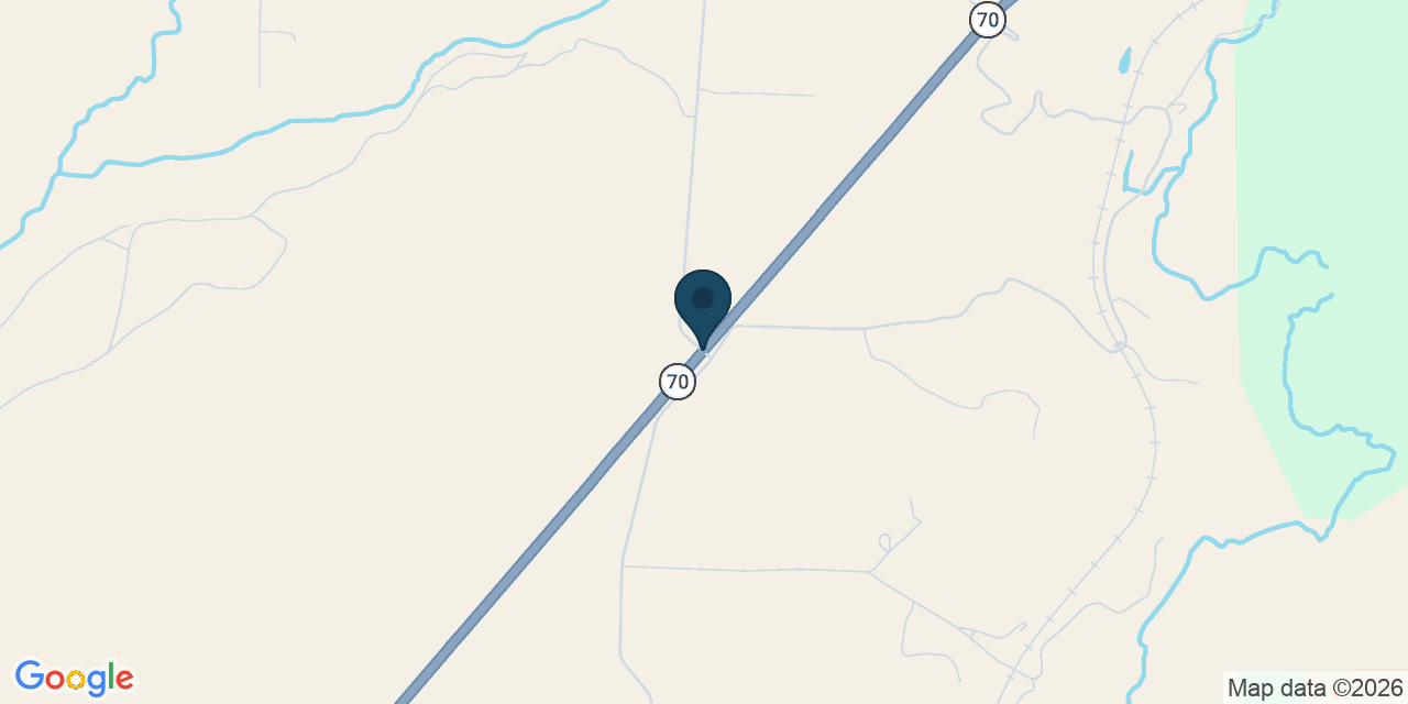 Map showing Butte County, CA