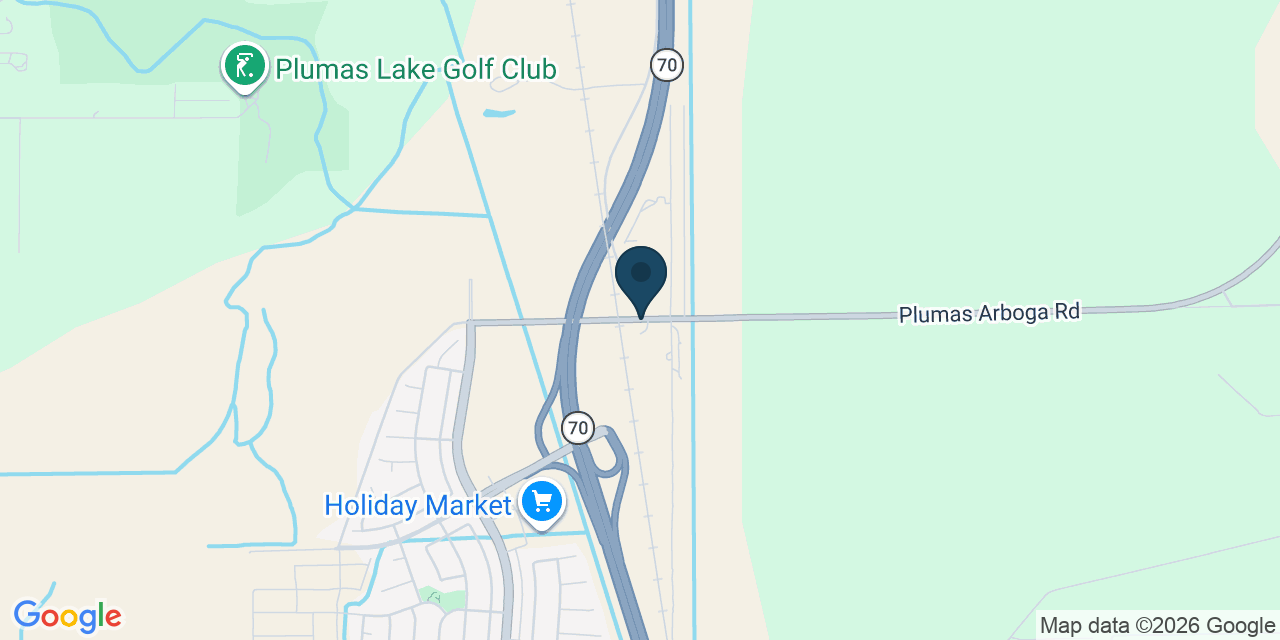 Map showing Yuba County, CA