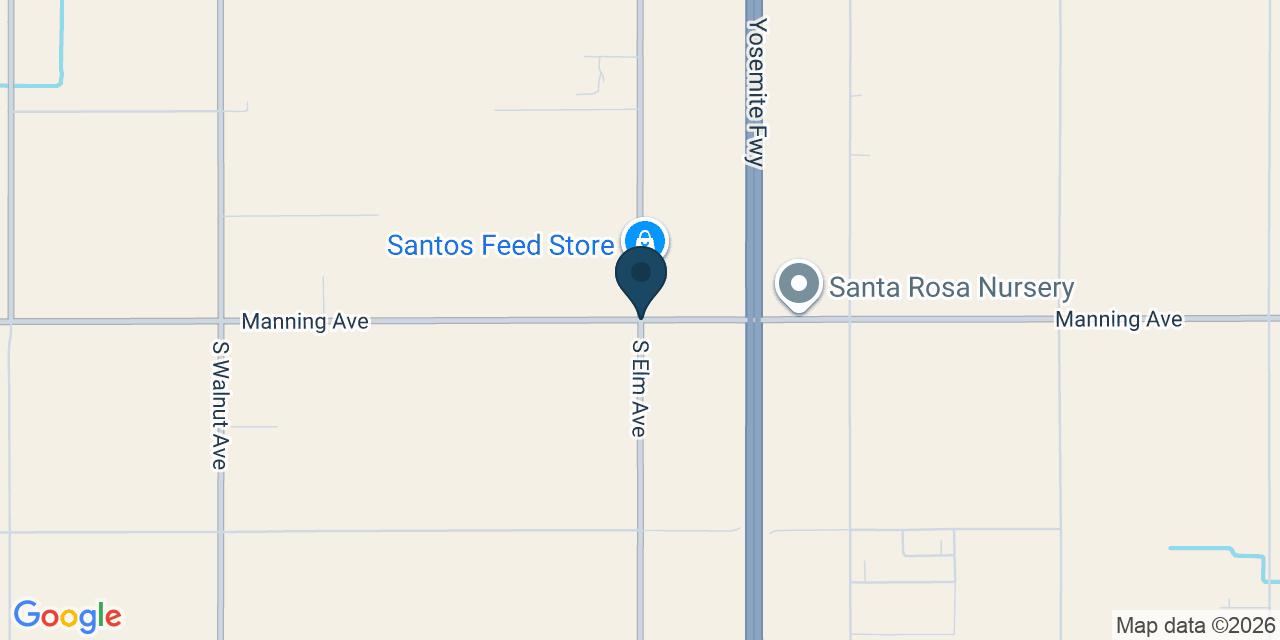 Map showing Fresno County, CA