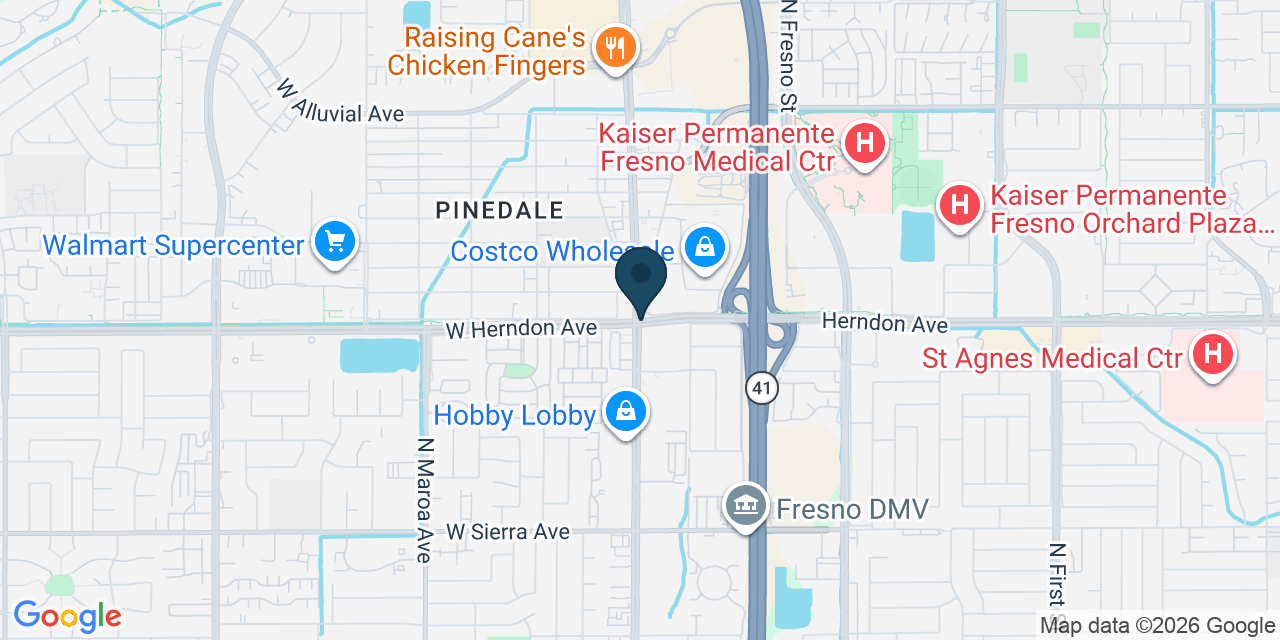 Map showing Fresno, Fresno County, CA