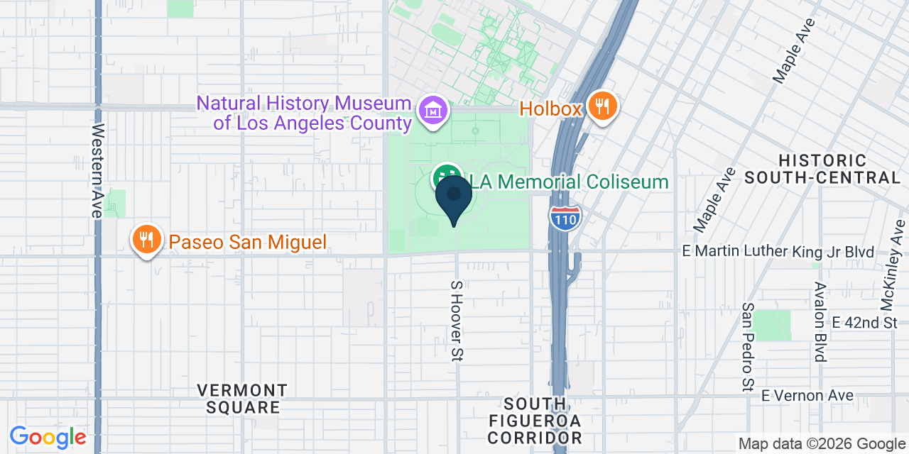 Map showing Los Angeles, Los Angeles County, CA