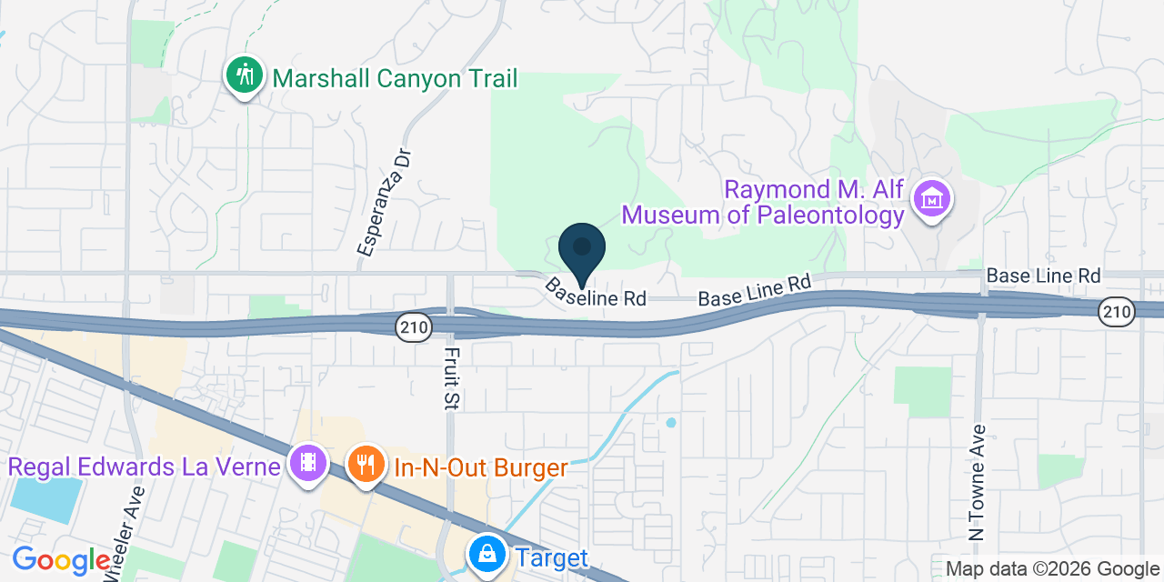 Map showing Los Angeles County, CA
