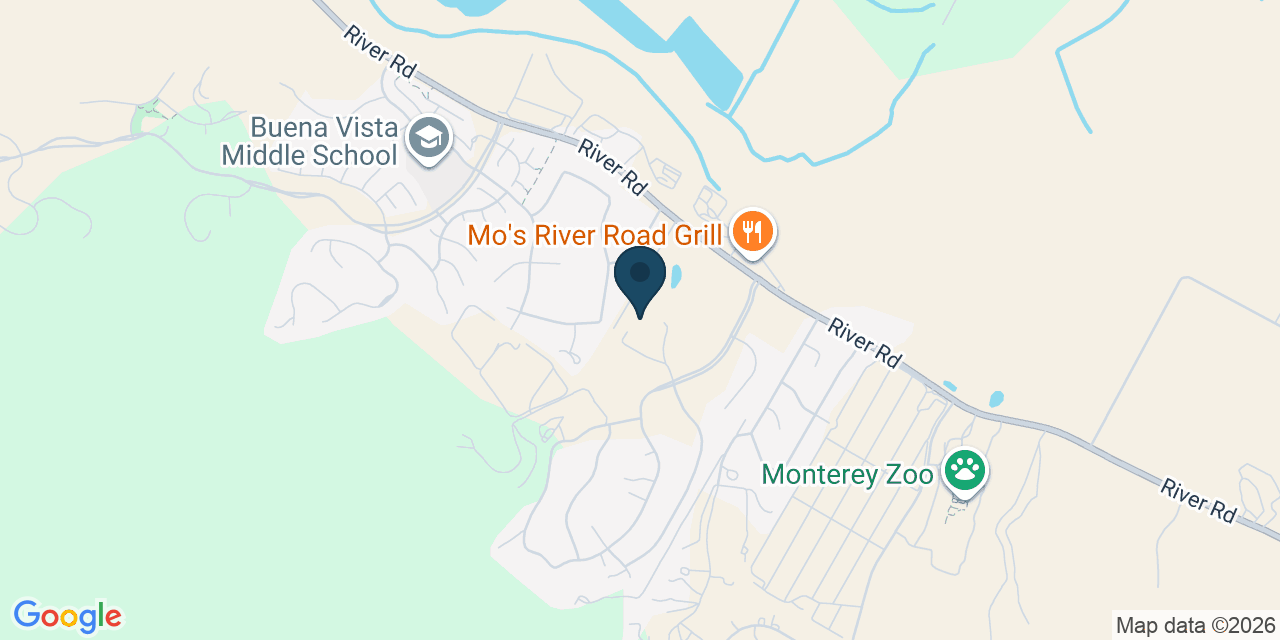 Map showing Salinas, Monterey County, CA