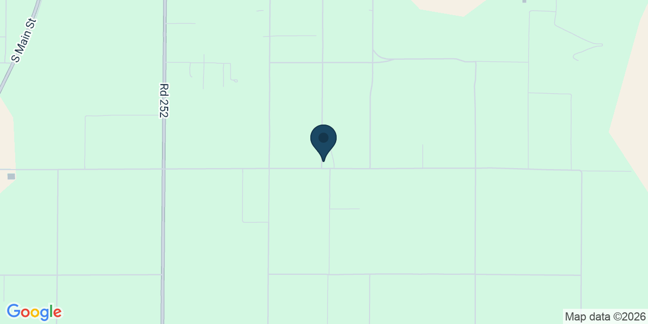 Map showing Tulare County, CA