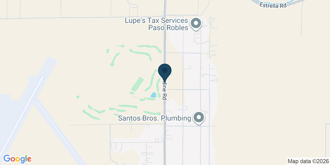 Map showing San Luis Obispo County, CA