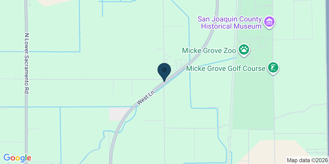 Map showing San Joaquin County, CA
