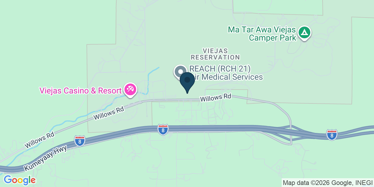 Map showing Alpine, San Diego County, CA