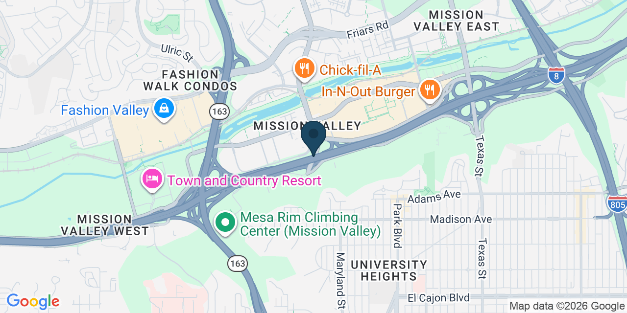 Map showing San Diego, San Diego County, CA
