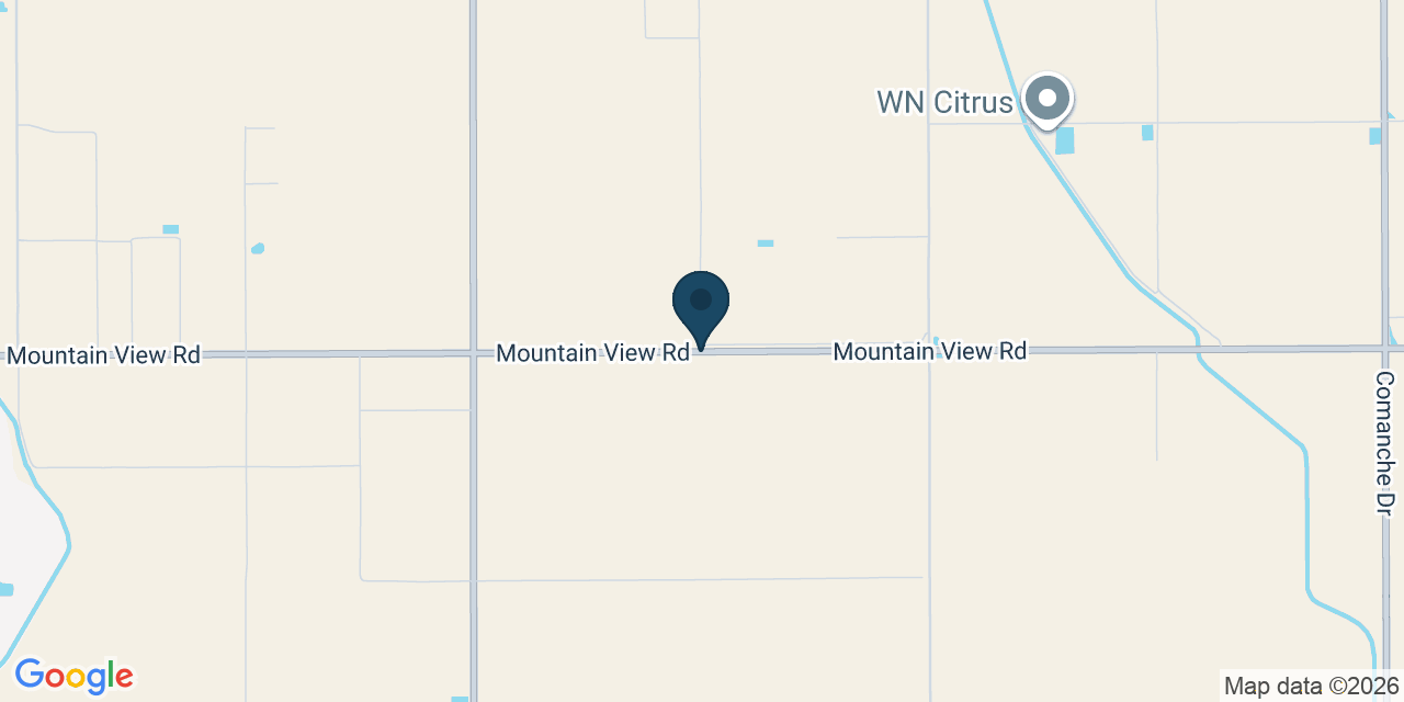 Map showing Kern County, CA