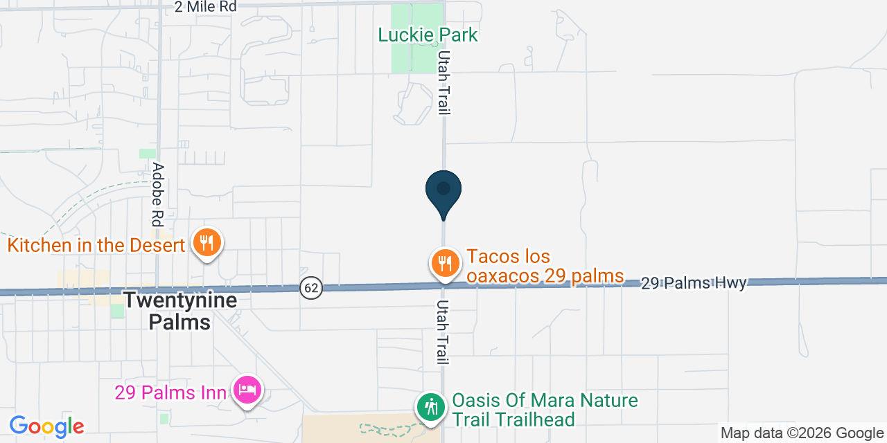 Map showing San Bernardino County, CA