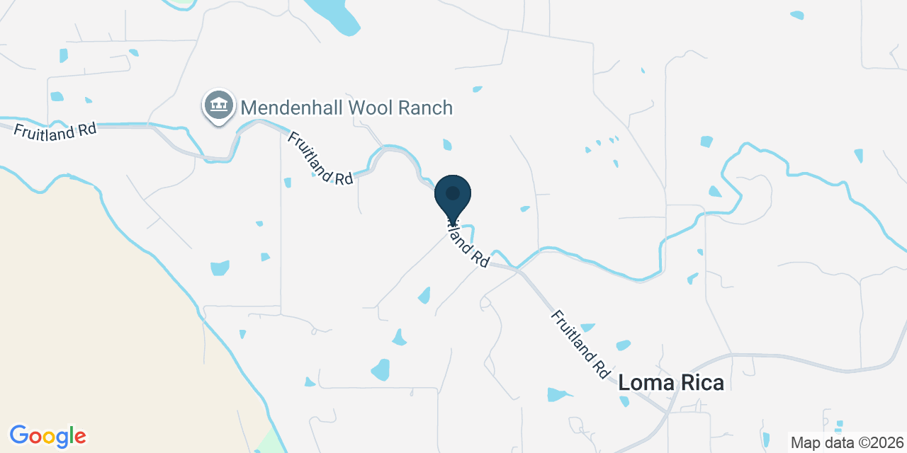 Map showing Loma Rica, Yuba County, CA