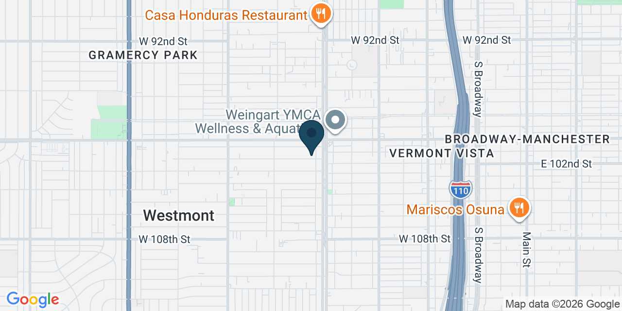 Map showing Los Angeles, Los Angeles County, CA