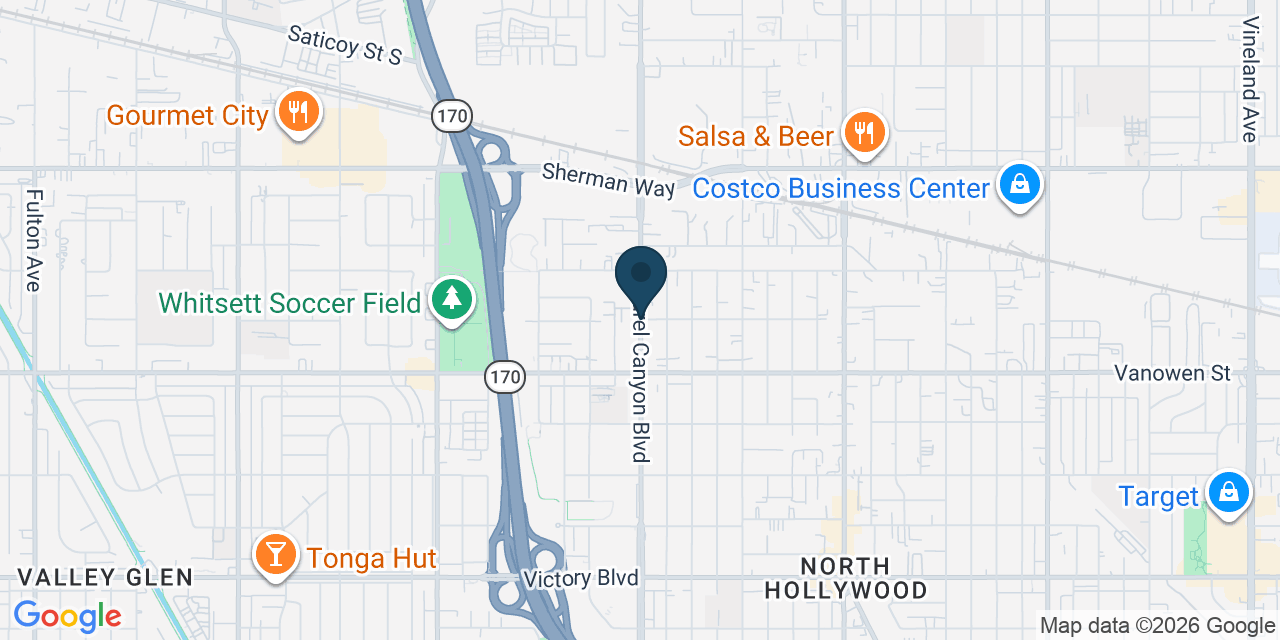 Map showing Los Angeles, Los Angeles County, CA