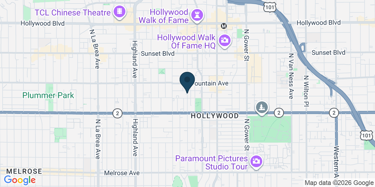 Map showing Los Angeles, Los Angeles County, CA