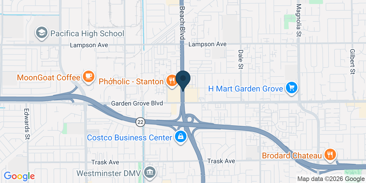 Map showing California