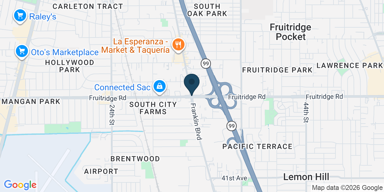 Map showing Sacramento, Sacramento County, CA