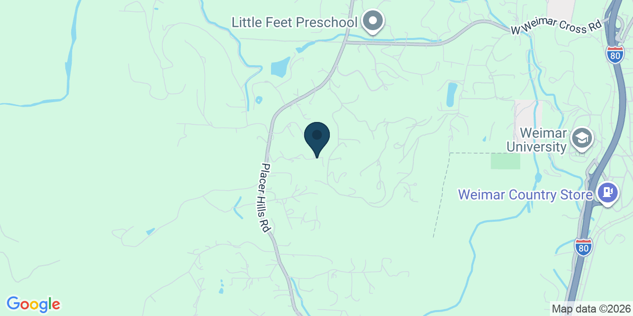 Map showing Colfax, Placer County, CA