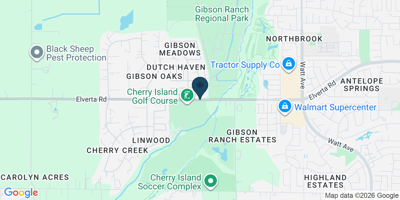 Map showing Sacramento County, CA