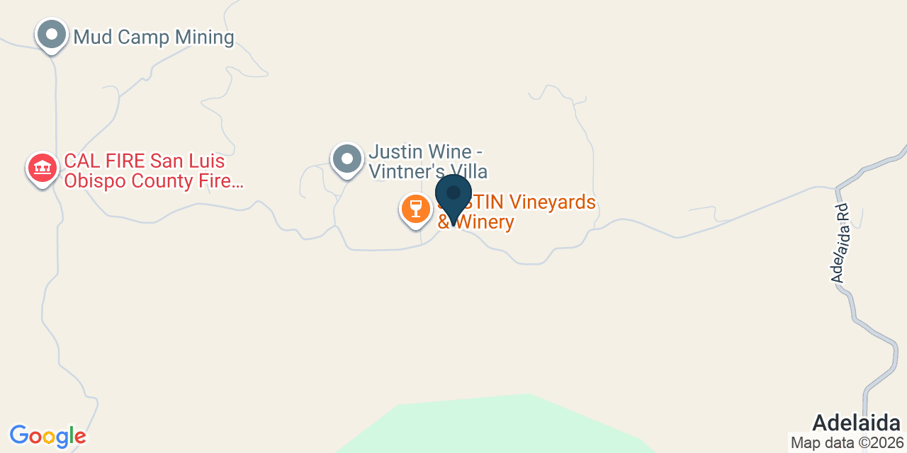 Map showing San Luis Obispo County, CA