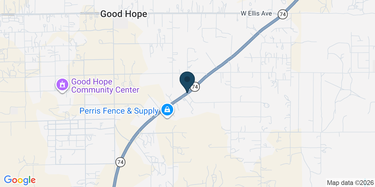 Map showing Good Hope, Riverside County, CA
