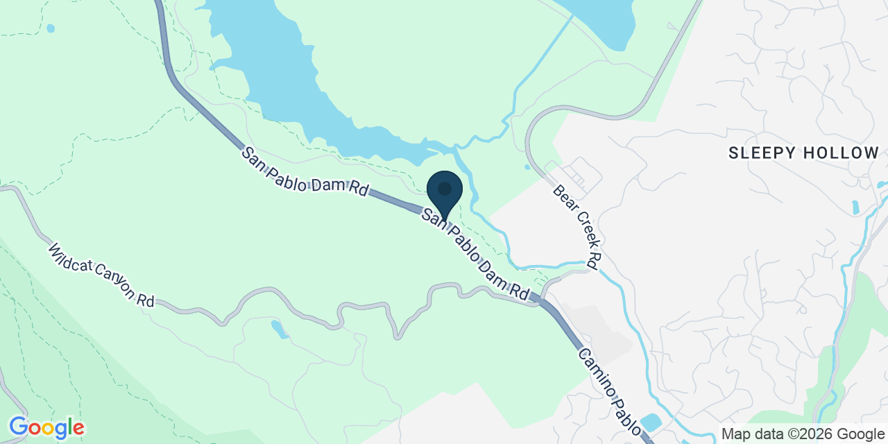 Map showing Contra Costa County, CA