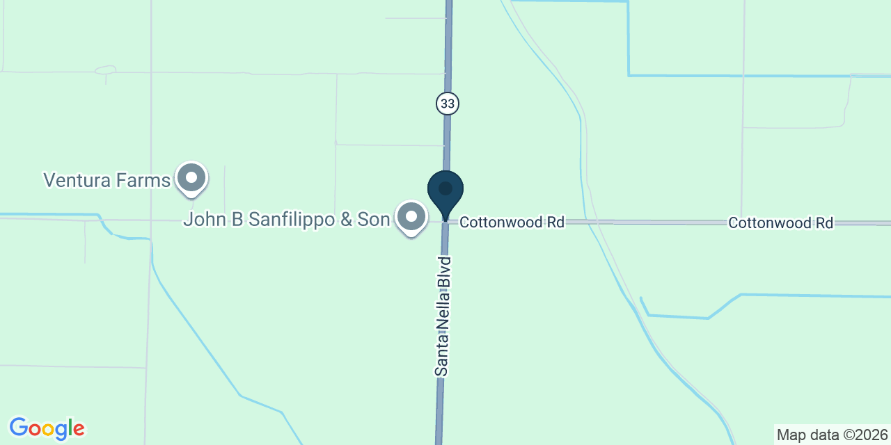 Map showing Merced County, CA