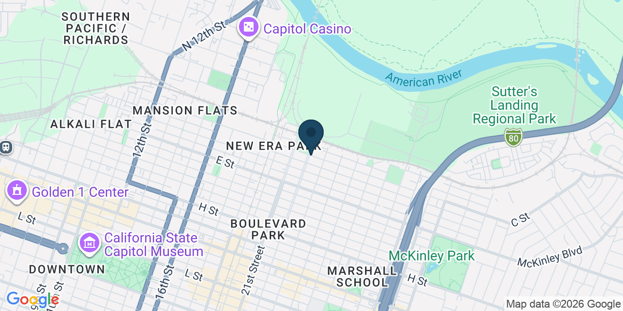 Map showing California