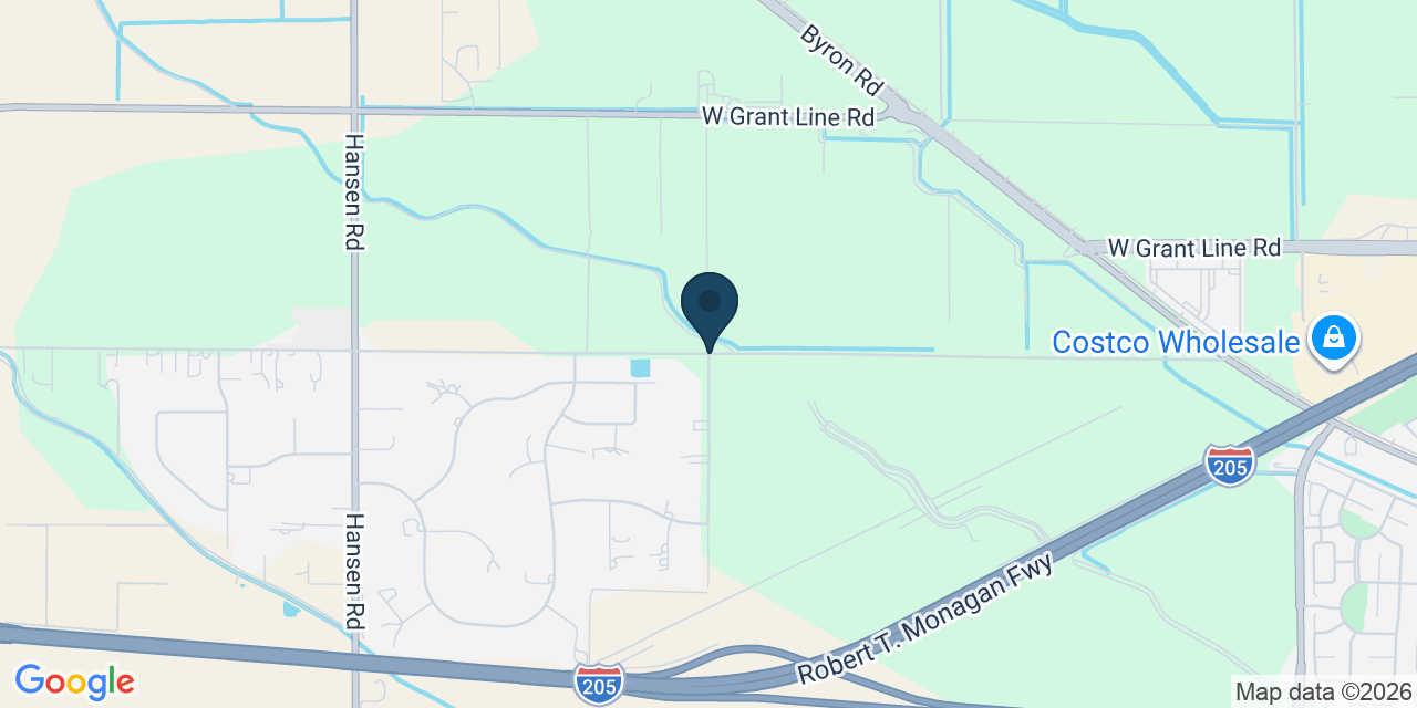 Map showing San Joaquin County, CA