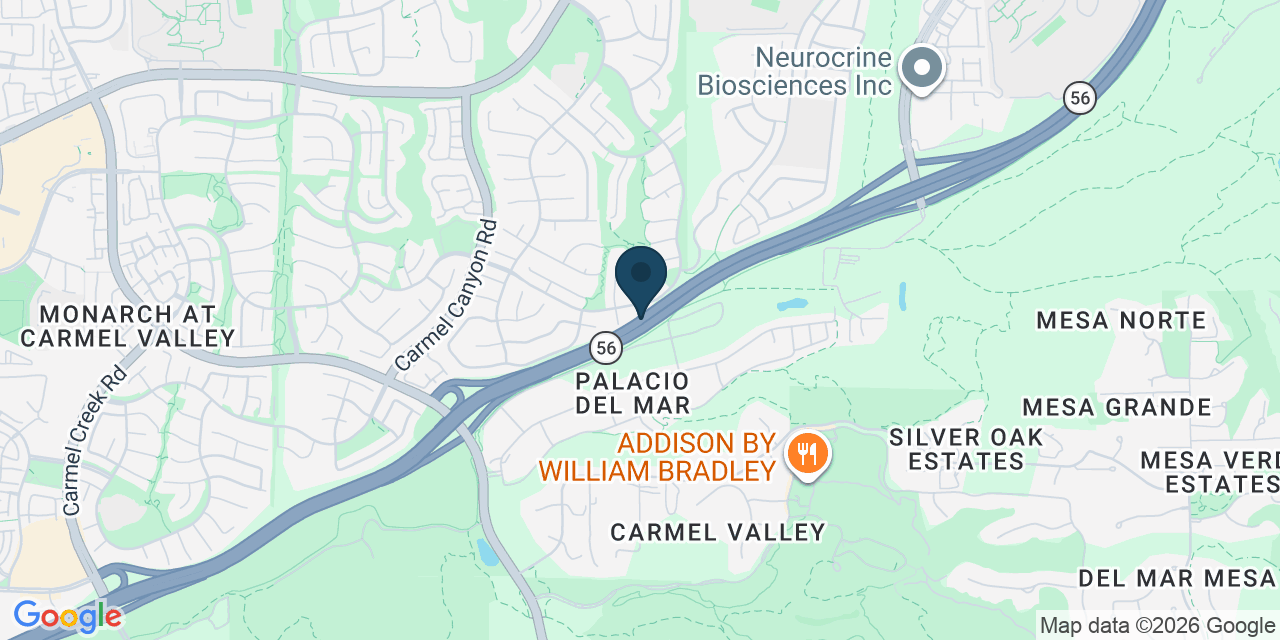 Map showing San Diego, San Diego County, CA