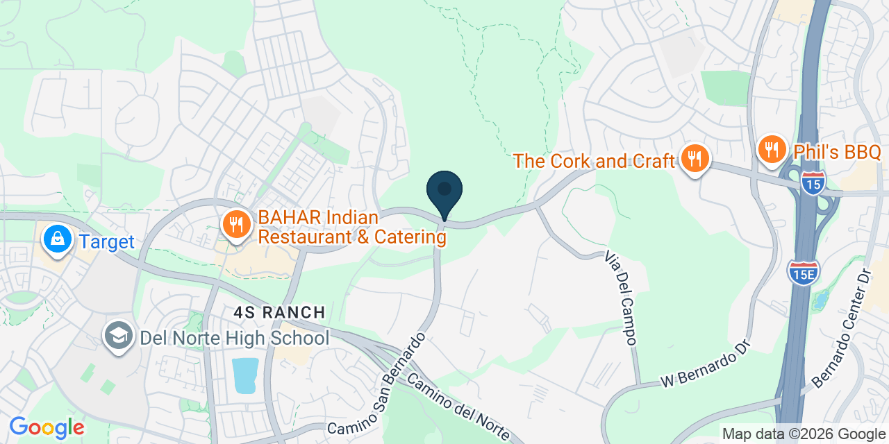 Map showing 4S Ranch, San Diego County, CA