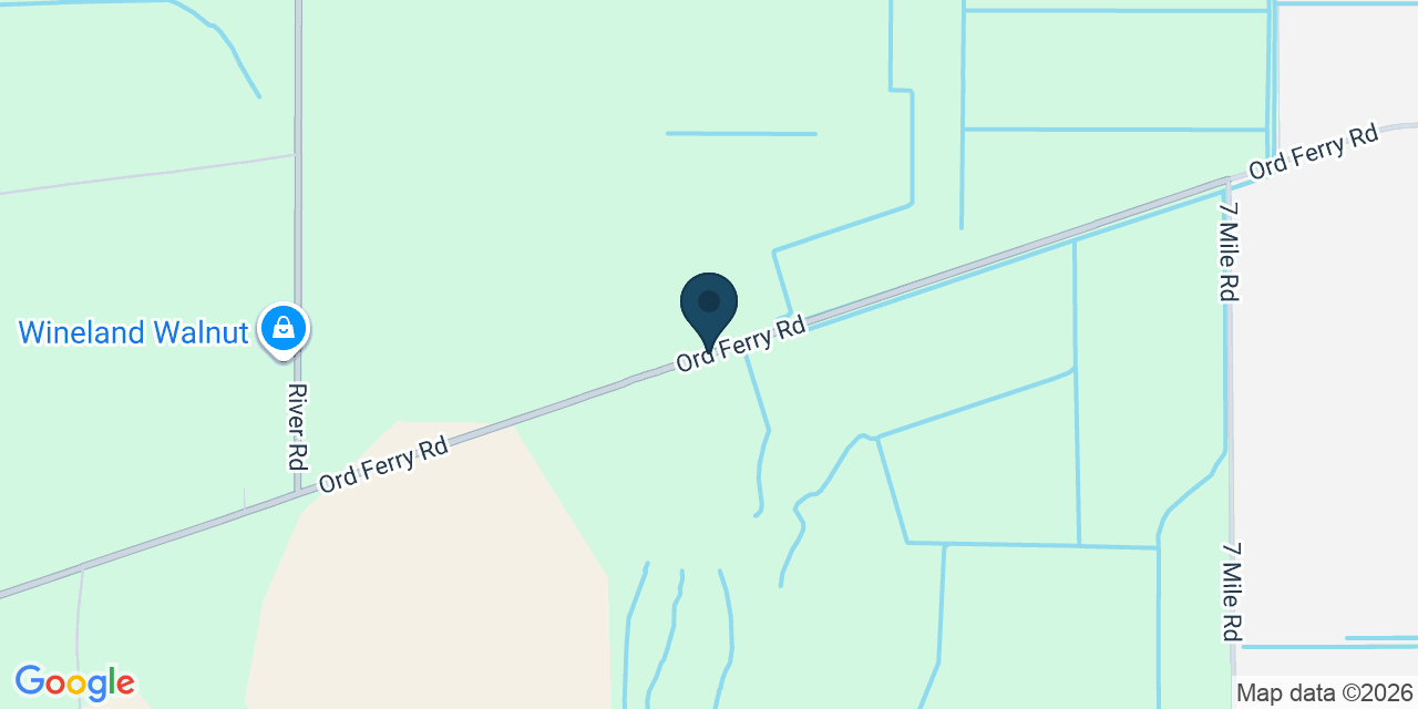 Map showing California