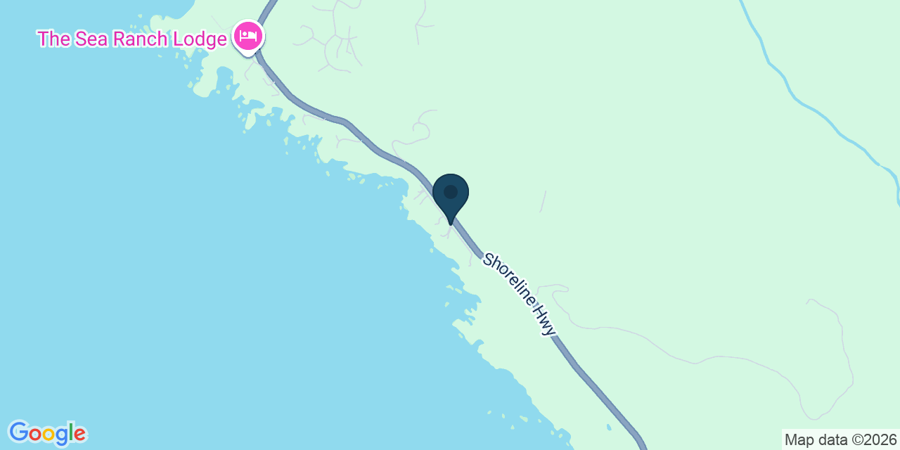 Map showing Sea Ranch, Sonoma County, CA
