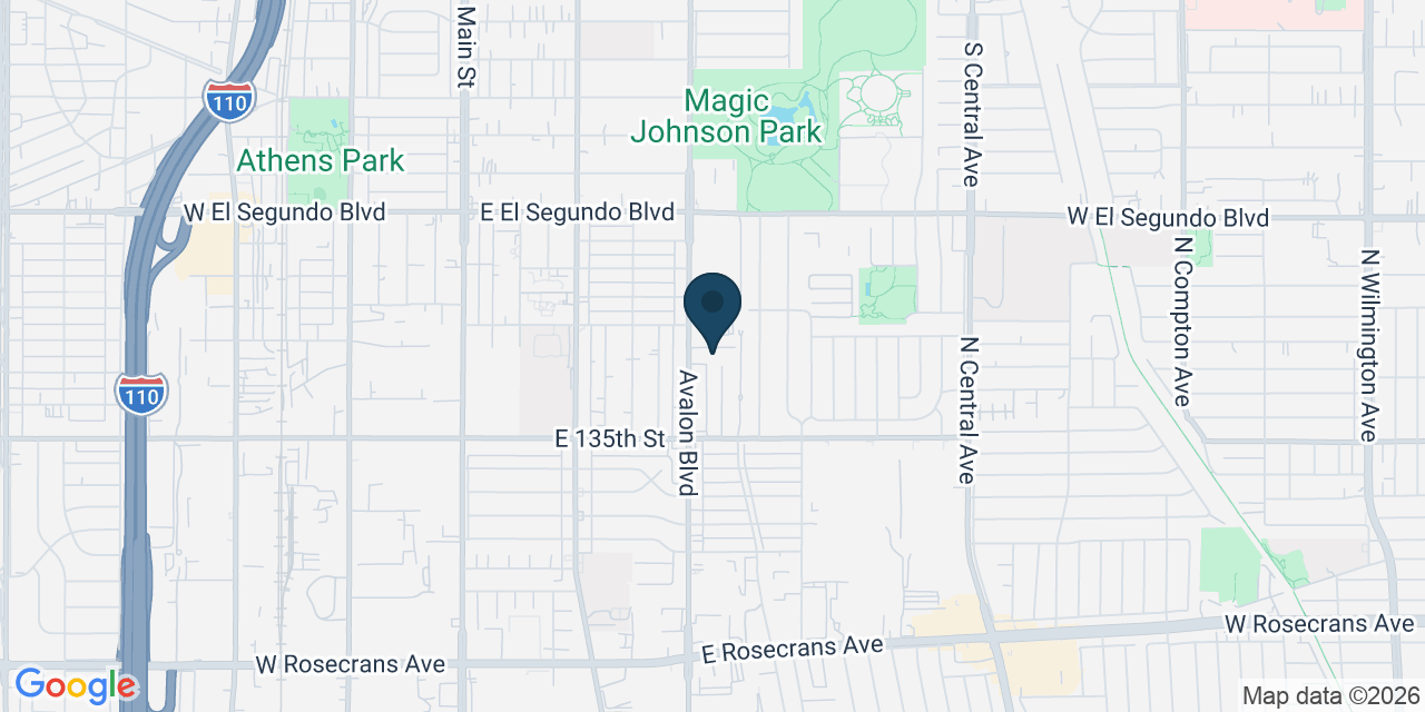 Map showing Los Angeles, Los Angeles County, CA