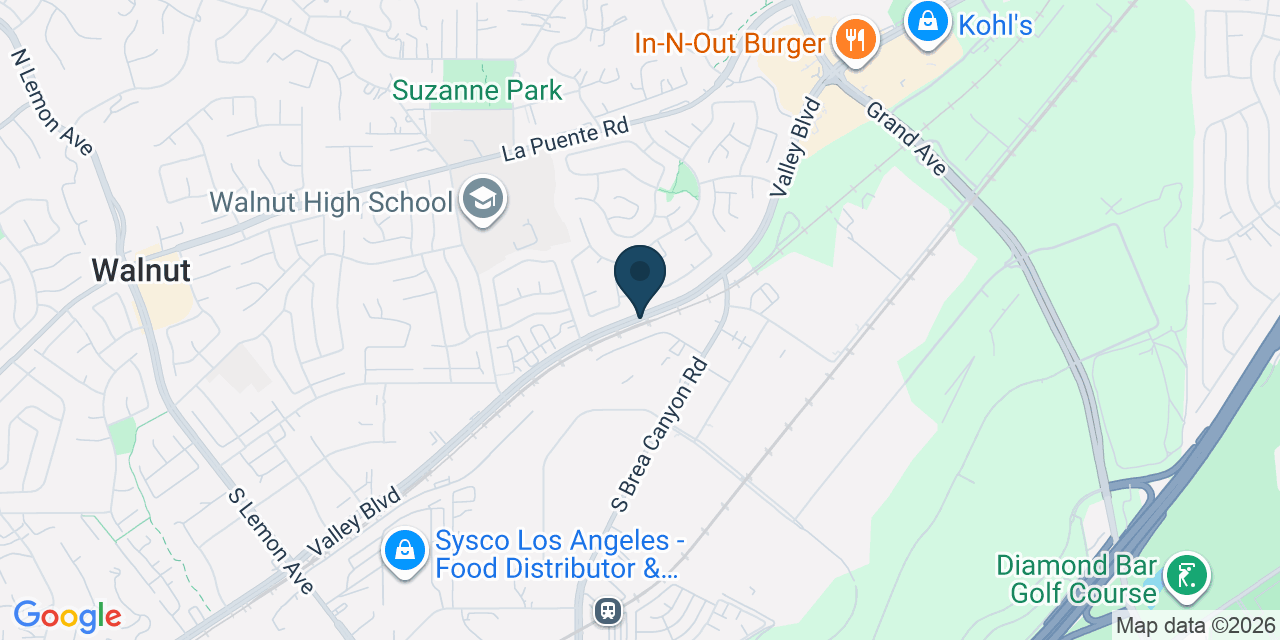 Map showing Los Angeles County, CA