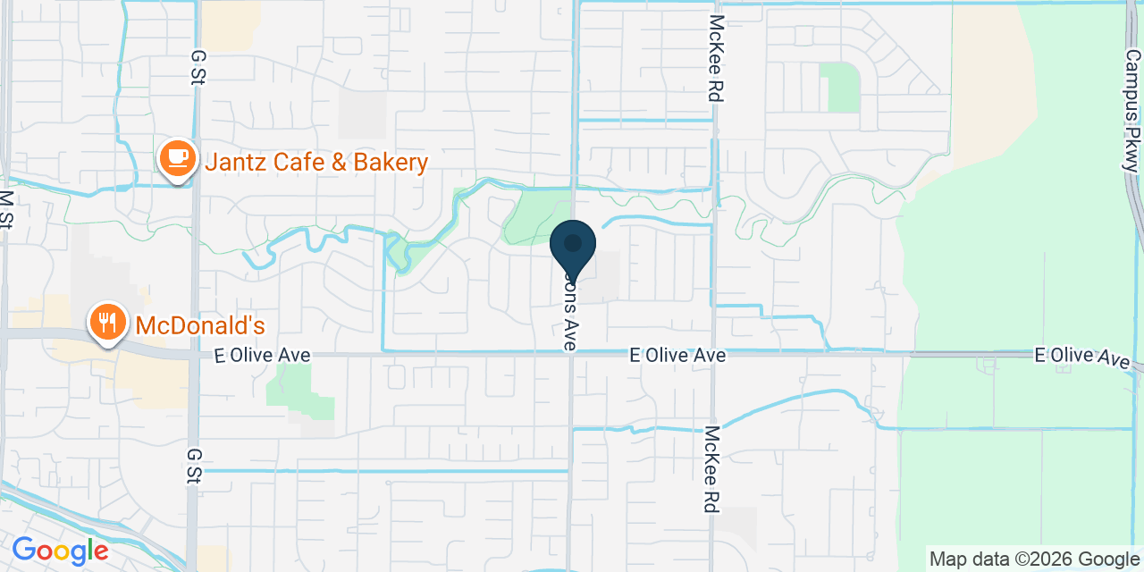 Map showing Merced, Merced County, CA
