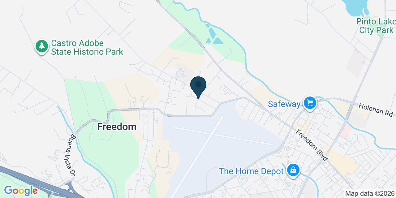 Map showing Freedom, Santa Cruz County, CA
