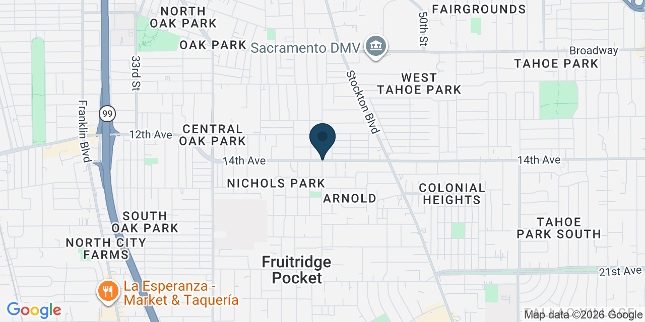 Map showing Sacramento, Sacramento County, CA