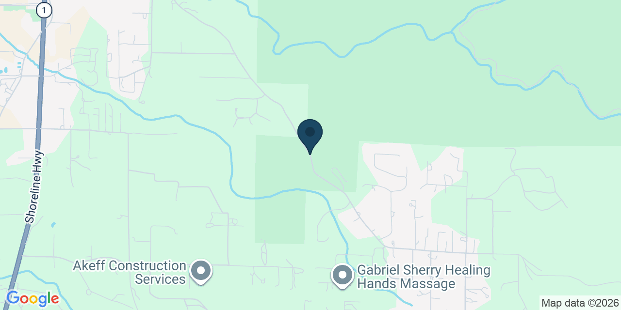 Map showing Mendocino County, CA