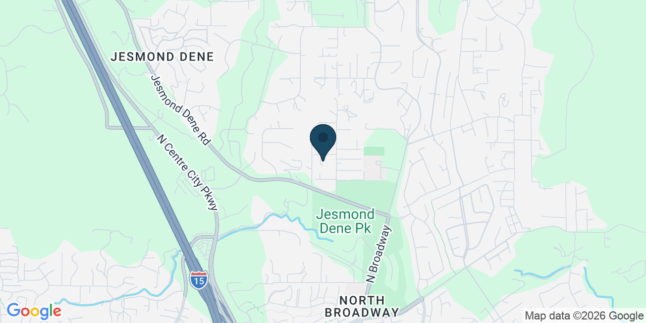 Map showing Escondido, San Diego County, CA