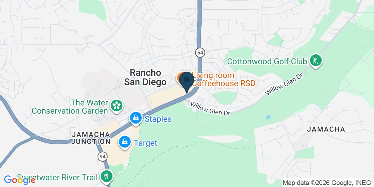 Map showing El Cajon, San Diego County, CA