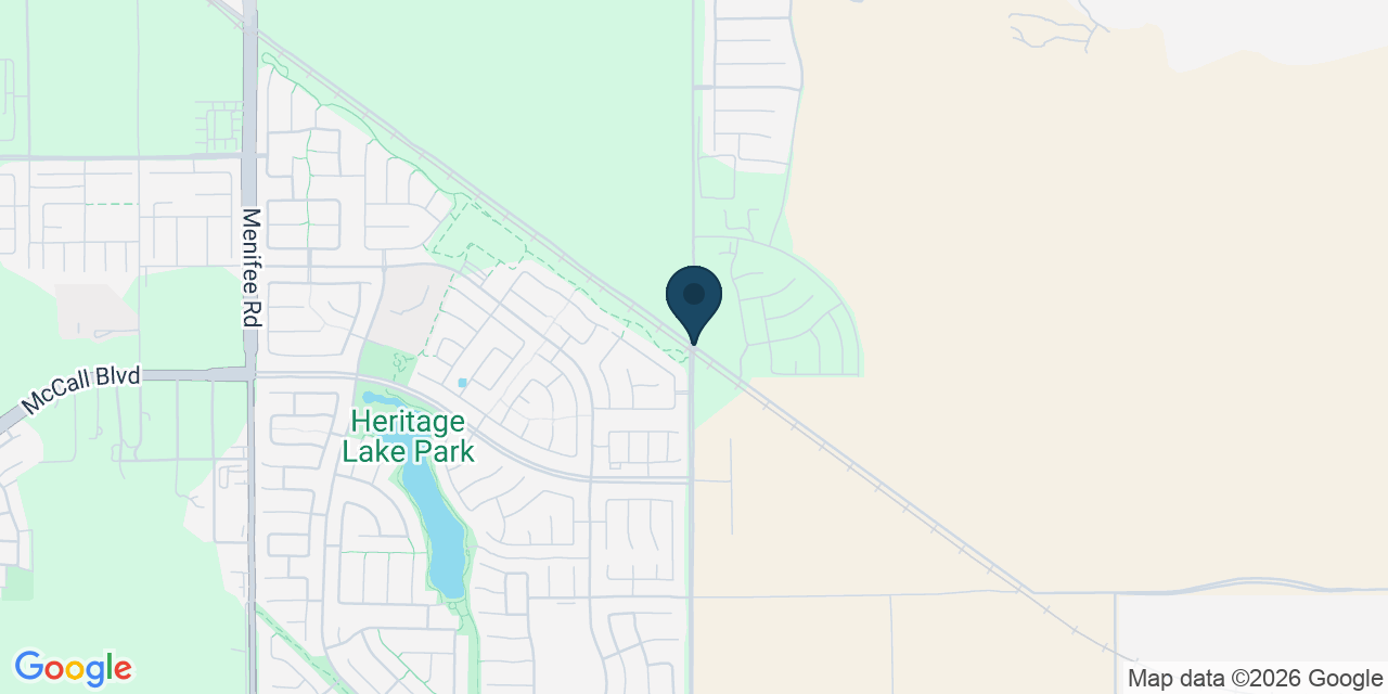 Map showing Menifee, Riverside County, CA
