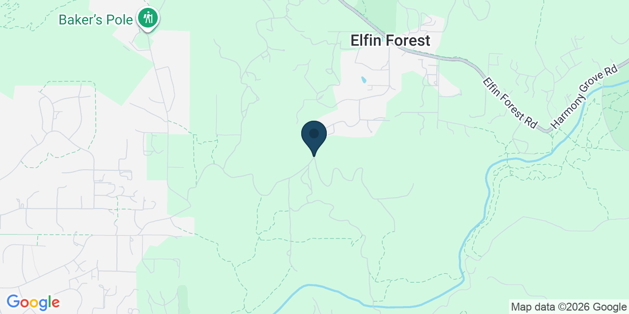 Map showing San Diego County, CA