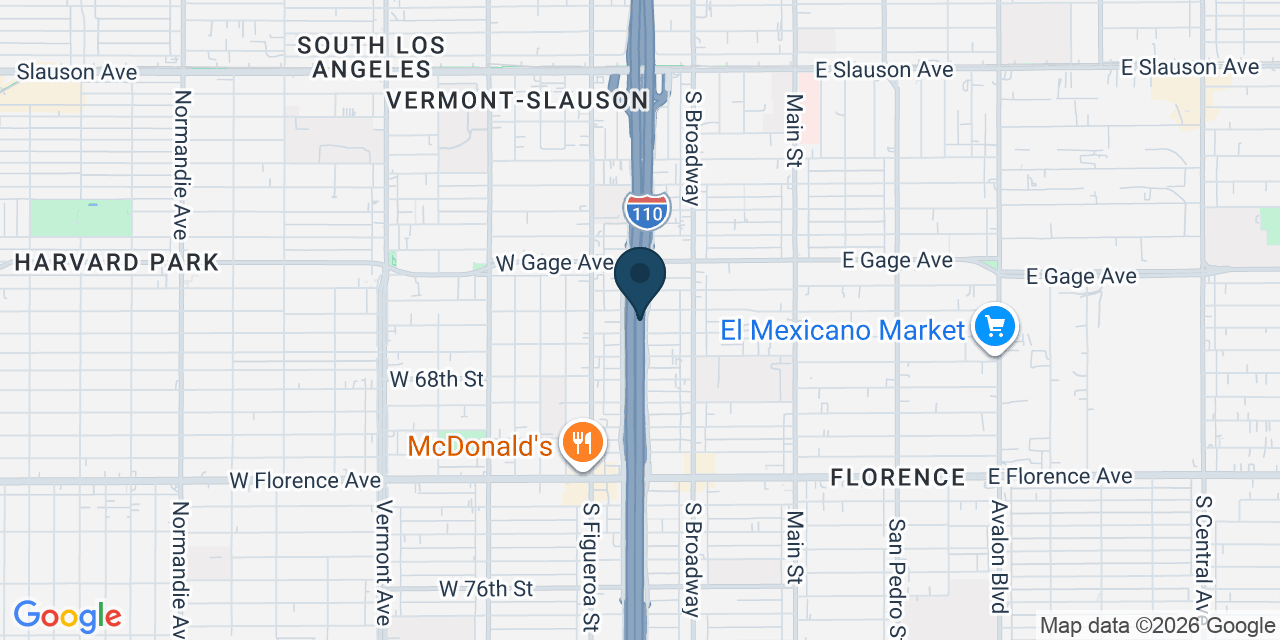 Map showing Los Angeles, Los Angeles County, CA