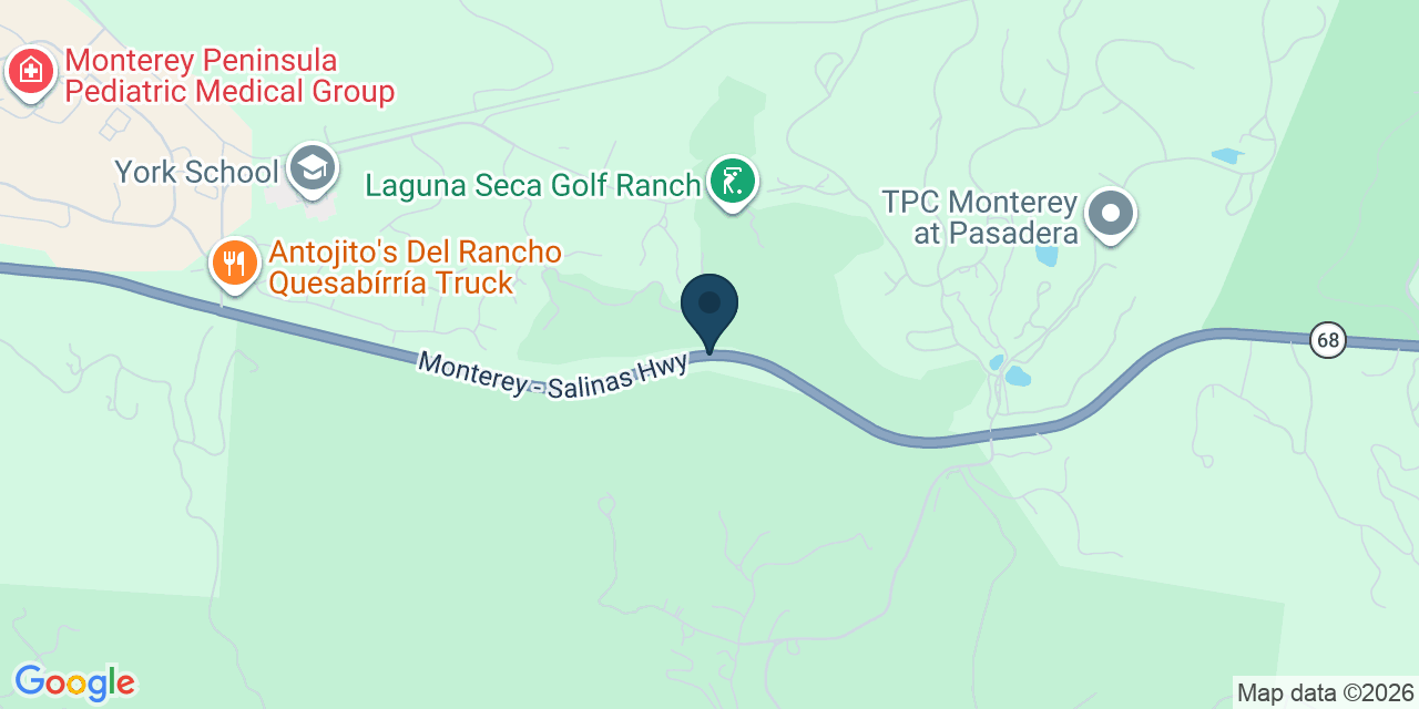 Map showing Monterey County, CA