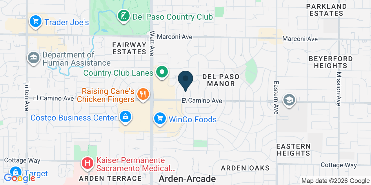 Map showing Sacramento, Sacramento County, CA