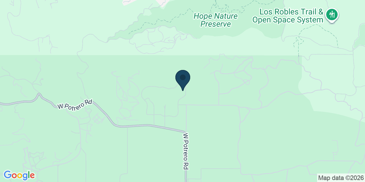 Map showing Westlake Village, Ventura County, CA