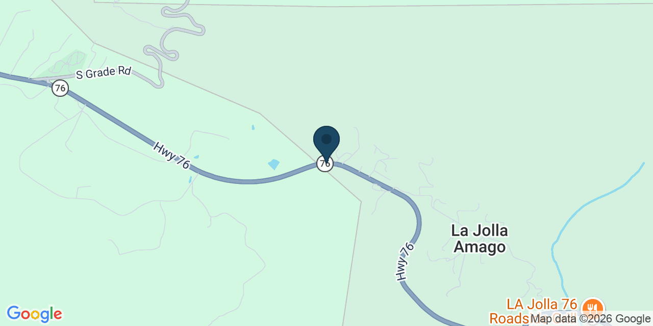 Map showing Pauma Valley, San Diego County, CA