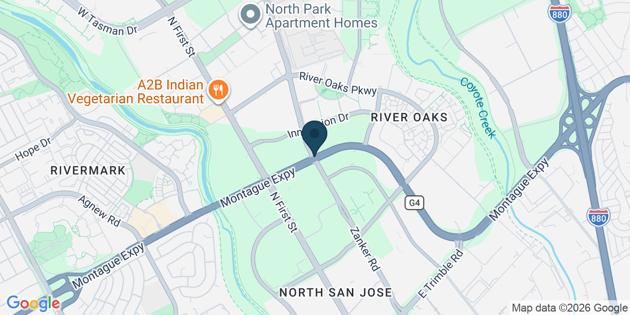 Map showing San Jose, Santa Clara County, CA