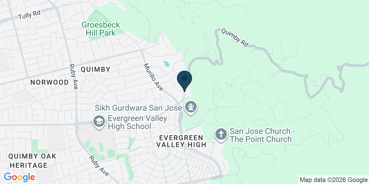 Map showing San Jose, Santa Clara County, CA